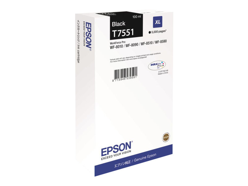 Epson T7551 Negro Cartucho de Tinta Original - C13T755140