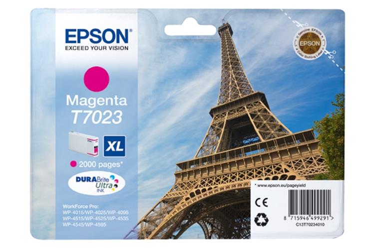 Epson T7023 Magenta Cartucho de Tinta Original - C13T70234010