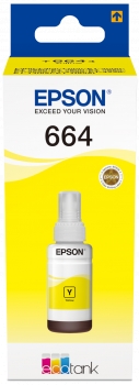 Epson T6644 Amarillo - Botella de Tinta Original C13T664440