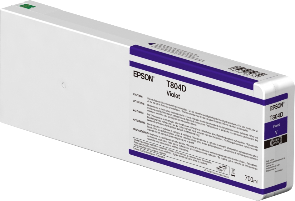 Epson T804D Violeta Cartucho de Tinta Original - C13T804D00