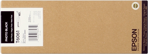 Epson T6061 Negro Photo Cartucho de Tinta Original - C13T606100