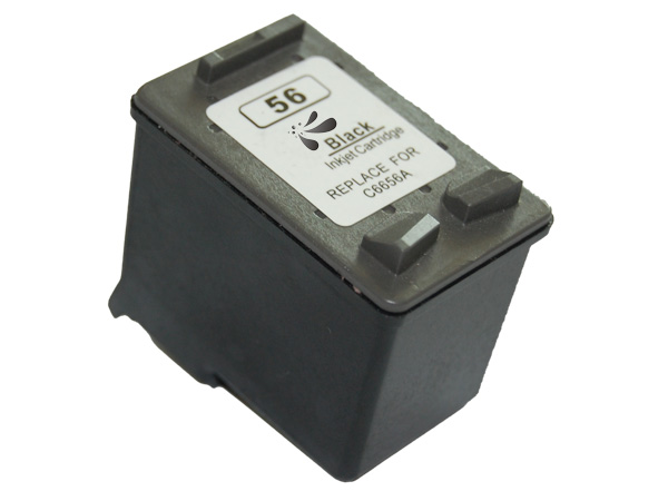 HP 56 Negro Cartucho de Tinta Remanufacturado - Reemplaza C6656AE/C6656GE