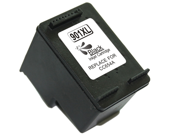 HP 901XL Negro Cartucho de Tinta Remanufacturado - Reemplaza CC653AE/CC654AE
