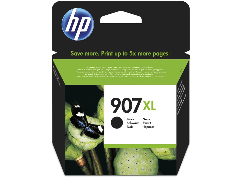 HP 907XL Negro Cartucho de Tinta Original - T6M19AE