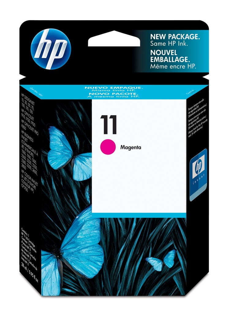 HP 11 Magenta Cartucho de Tinta Original - C4837A