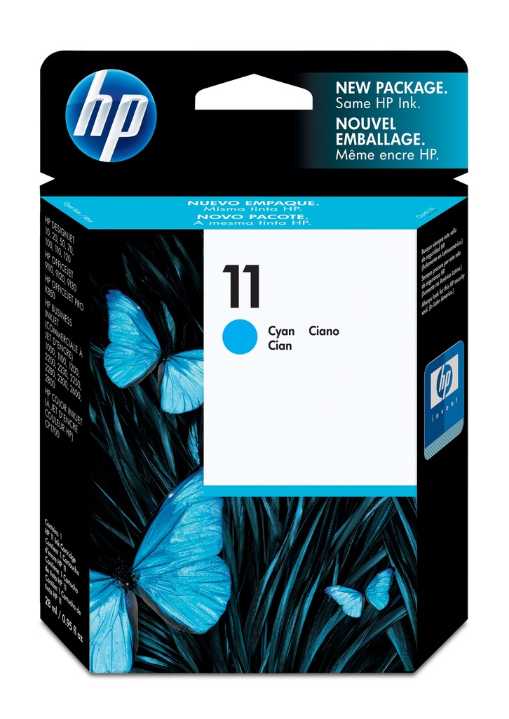 HP 11 Cyan Cartucho de Tinta Original - C4836A