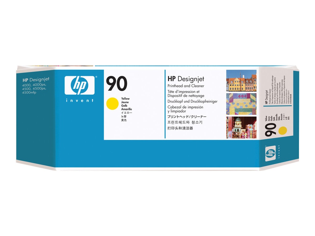 HP 90 Amarillo Cabezal de Impresion Limpiador Original  - C5057A