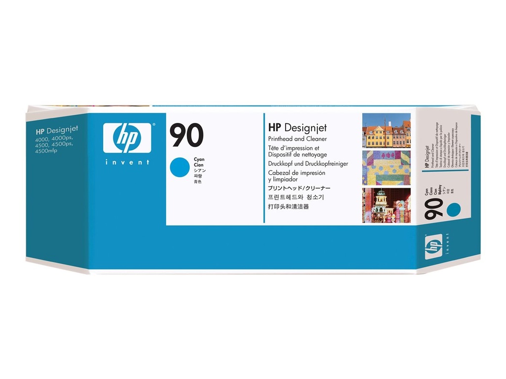 HP 90 Cyan Cabezal de Impresion Limpiador Original  - C5055A