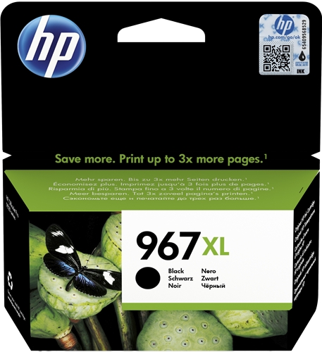 HP 967XL Negro Cartucho de Tinta Original - 3JA31AE
