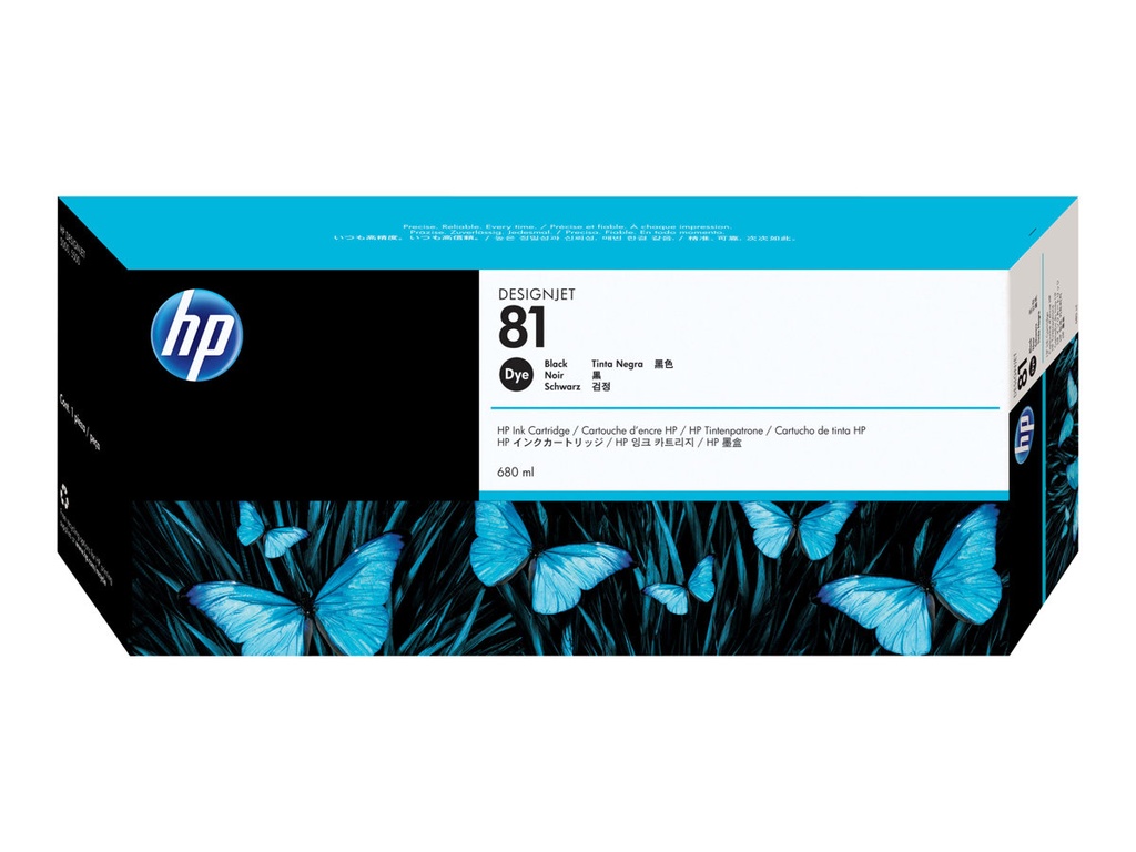HP 81 Negro Cartucho de Tinta Original - C4930A