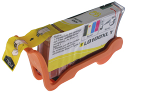 Lexmark 100XL Amarillo Cartucho de Tinta Generico - Reemplaza 14N1071E/14N1095E/14N0902E/14N0922E
