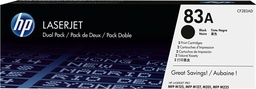 [CF283AD] HP CF283A Negro Pack de 2 Cartuchos de Toner Originales - 83A