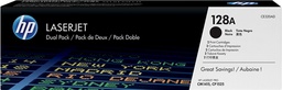 [CE320AD] HP CE320A Negro Pack de 2 Cartuchos de Toner Originales - 128A