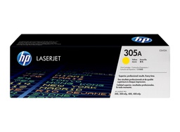 [CE412A] HP CE412A Amarillo Cartucho de Toner Original - 305A