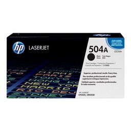 [CE250A] HP CE250A Negro Cartucho de Toner Original - 504A