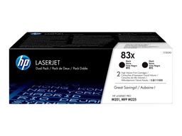 [CF283XD] HP CF283X Negro Pack de 2 Cartuchos de Toner Originales - 83X