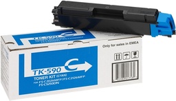 [1T02KVCNL0] Kyocera TK590 Cyan Cartucho de Toner Original - 1T02KVCNL0/TK590C