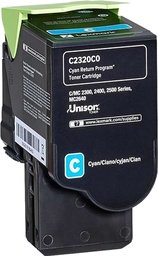 [C2320C0] Lexmark C2325/C2425/C2535/MC2325/MC2425/MC2535/MC2640 Cyan Cartucho de Toner Original - C2320C0
