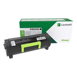 [51B2000] Lexmark MS317/MS417/MS517/MS617/MX317/MX417/MX517/MX617 Negro Cartucho de Toner Original - 51B2000