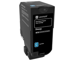 [74C20C0] Lexmark CS720/CS725/CX725 Cyan Cartucho de Toner Original - 74C20C0