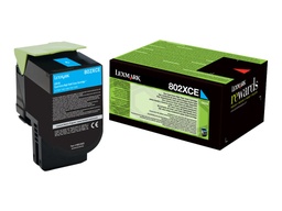 [80C2XC0] Lexmark CX510 Cyan Cartucho de Toner Original - 80C2XC0/80C2XCE/802XC