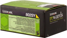[80C2SY0] Lexmark CX310/CX410/CX510 Amarillo Cartucho de Toner Original - 80C2SY0/80C2SYE/802SY
