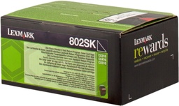 [80C2SK0] Lexmark CX310/CX410/CX510 Negro Cartucho de Toner Original - 80C2SK0/80C2SKE/802SK