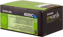 [80C2SC0] Lexmark CX310/CX410/CX510 Cyan Cartucho de Toner Original - 80C2SC0/80C2SCE/802SC