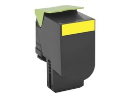 [80C2HY0] Lexmark CX410/CX510 Amarillo Cartucho de Toner Original - 80C2HY0/80C2HYE/802HY