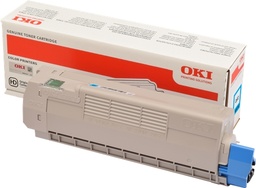 [46507507.0] OKI C612 Cyan Cartucho de Toner Original - 46507507