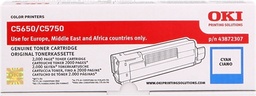 [43872307.0] OKI C5650/C5750 Cyan Cartucho de Toner Original - 43872307