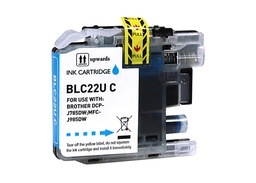 [BI-LC22UCY] Brother LC22U Cyan Cartucho de Tinta Generico - Reemplaza LC22UCBP