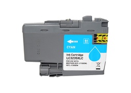 [BI-LC3235XLCY] Brother LC3235XL/LC3233 Cyan Cartucho de Tinta Generico - Reemplaza LC3235XLC/LC3233C