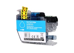 [BI-LC3213CY] Brother LC3213/LC3211 Cyan Cartucho de Tinta Generico - Reemplaza LC3213C/LC3211C