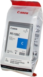 [6622B001] Canon PFI106 Cyan Cartucho de Tinta Original - PFI106C/6622B001