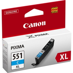 [6444B001] Canon CLI551XL Cyan Cartucho de Tinta Original - 6444B001