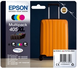 [C13T05H64010] Epson 405XL Pack de 4 Cartuchos de Tinta Originales - C13T05H64010