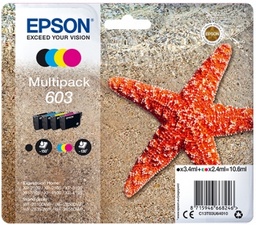 [C13T03U64010] Epson 603 Pack de 4 Cartuchos de Tinta Originales - C13T03U64010