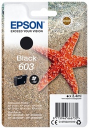 [C13T03U14010] Epson 603 Negro Cartucho de Tinta Original - C13T03U14010