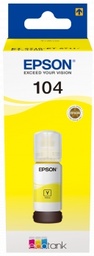 [C13T00P440] Epson 104 Amarillo - Botella de Tinta Original C13T00P440