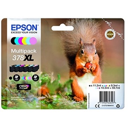 [C13T37984010] Epson 378XL Pack de 6 Cartuchos de Tinta Originales - C13T37984010