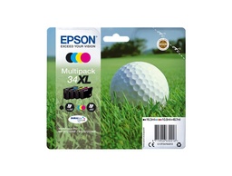 [C13T34764010] Epson T3476 Pack de 4 Cartuchos de Tinta Originales - C13T34764010