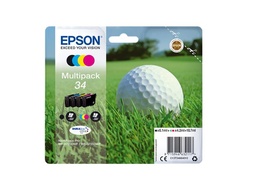 [C13T34664010] Epson T3466 Pack de 4 Cartuchos de Tinta Originales - C13T34664010