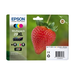 [C13T29964012] Epson T2996 (29XL) Pack de 4 Cartuchos de Tinta Originales - C13T29964012