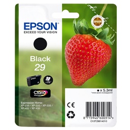 [C13T29814012] Epson T2981 (29) Negro Cartucho de Tinta Original - C13T29814012