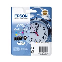 [C13T27154012] Epson T2715 (27XL) Pack de 3 Cartuchos de Tinta Originales - C13T27154012