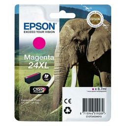 [C13T24334012] Epson T2433 (24XL) Magenta Cartucho de Tinta Original - C13T24334012