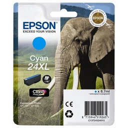 [C13T24324012] Epson T2432 (24XL) Cyan Cartucho de Tinta Original - C13T24324012