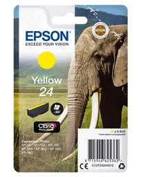 [C13T24244012] Epson T2424 (24) Amarillo Cartucho de Tinta Original - C13T24244012
