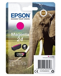[C13T24234012] Epson T2423 (24) Magenta Cartucho de Tinta Original - C13T24234012